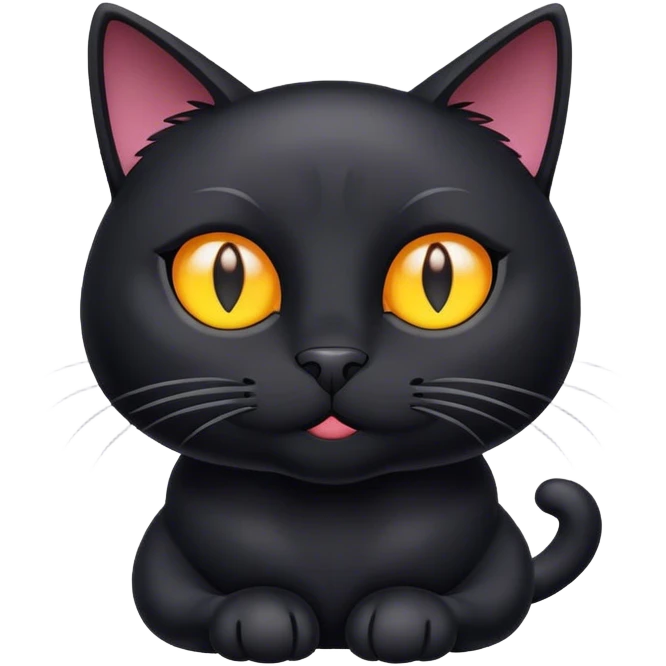 cat black emoji
