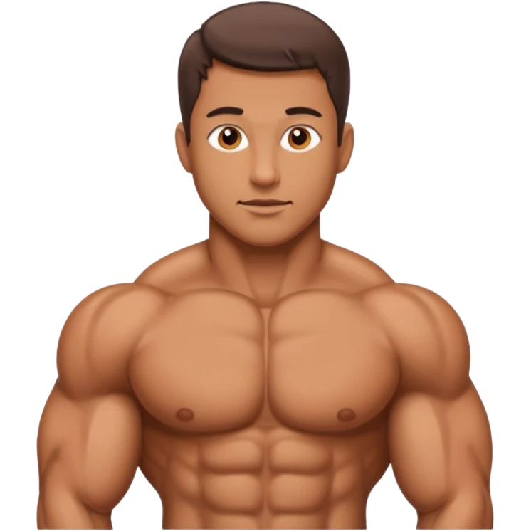Pênis realista em um corpo masculino  emoji