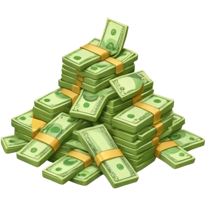 Money hype emoji