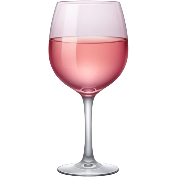 glass of rose wine emoji
