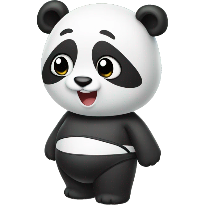 panda wearing swimsuit  emoji