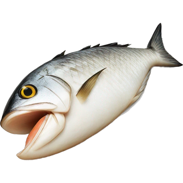 grilled white fish steak emoji