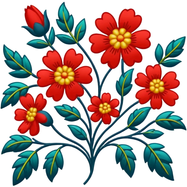 Obukhiv embroidered pattern  emoji