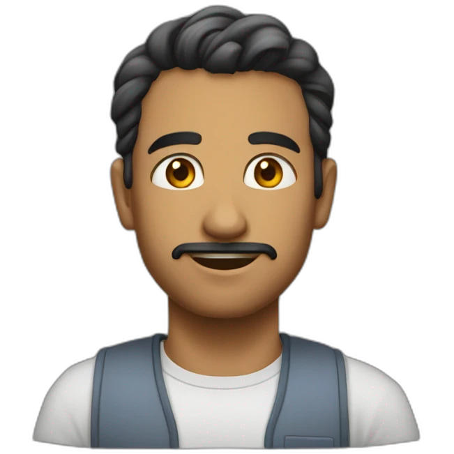 رجل ماسك طفل  emoji