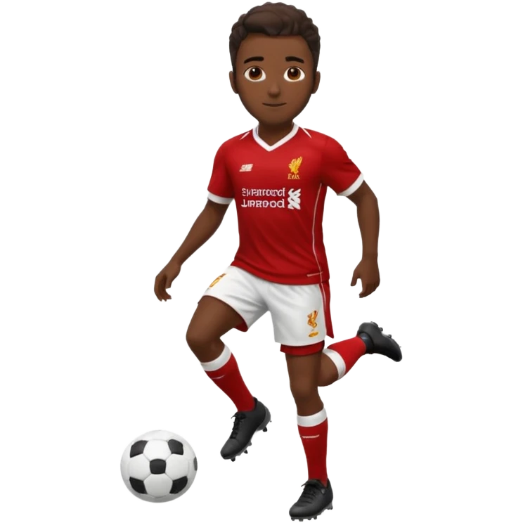 A Liverpool soccer player no salah emoji
