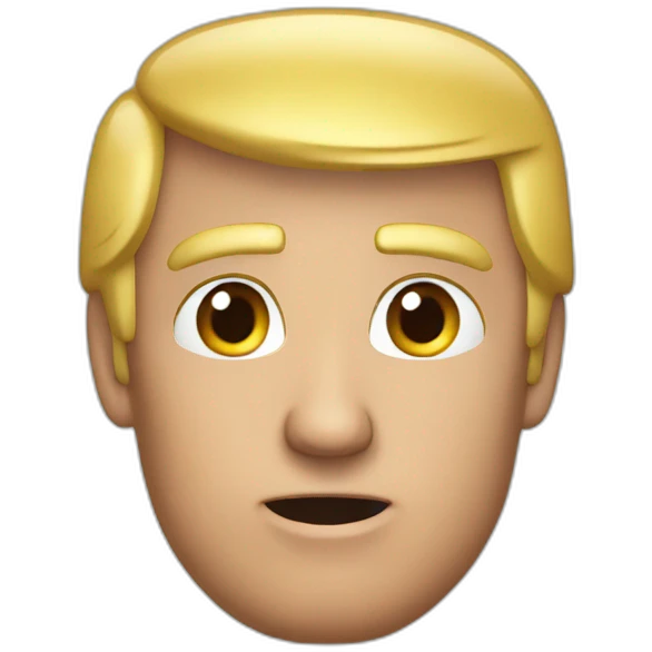 Trump saying ya ok john emoji