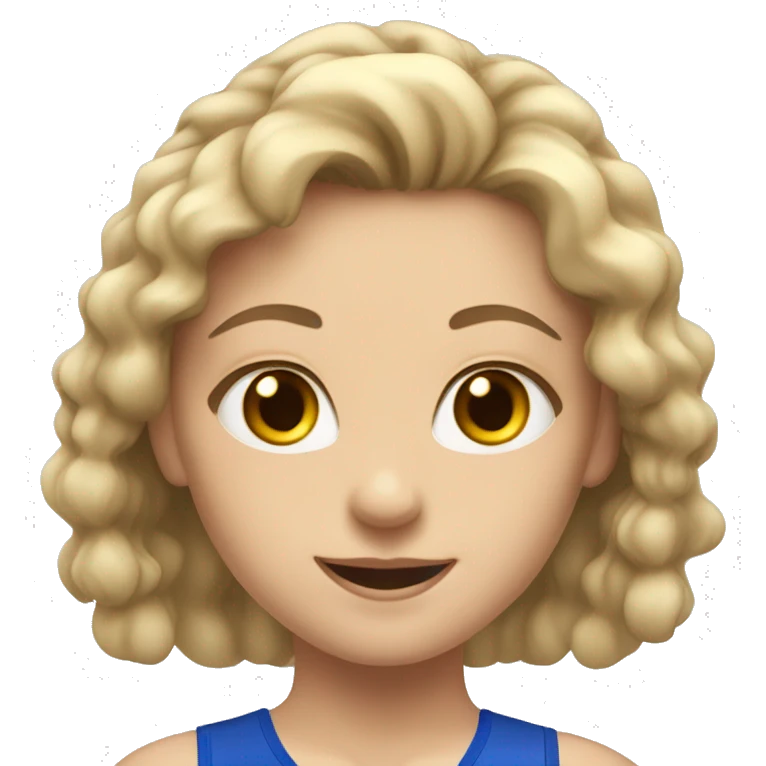 summer olympics gymnastics caucasian girl emoji