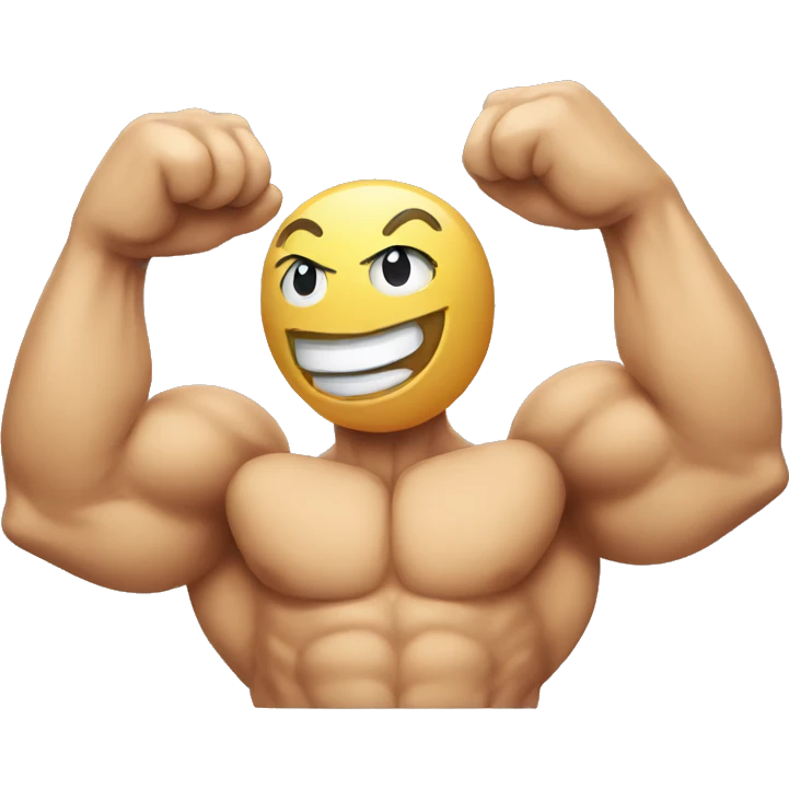 muscle smiley  emoji