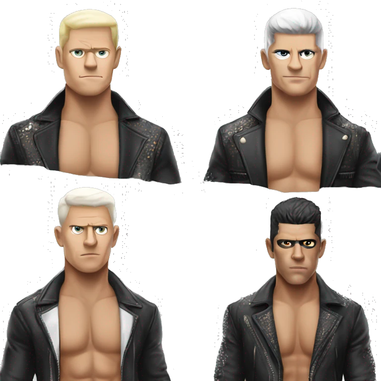 CODY RHODES ENOJADO emoji