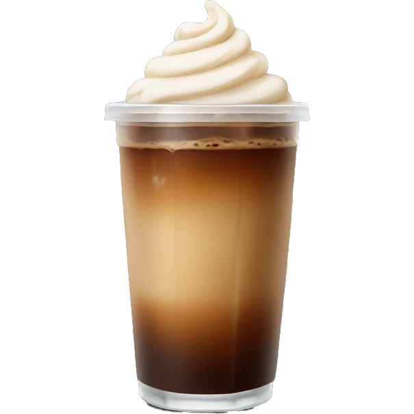 Iced coffee emoji