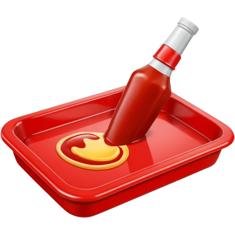 a ketchup  tray emoji