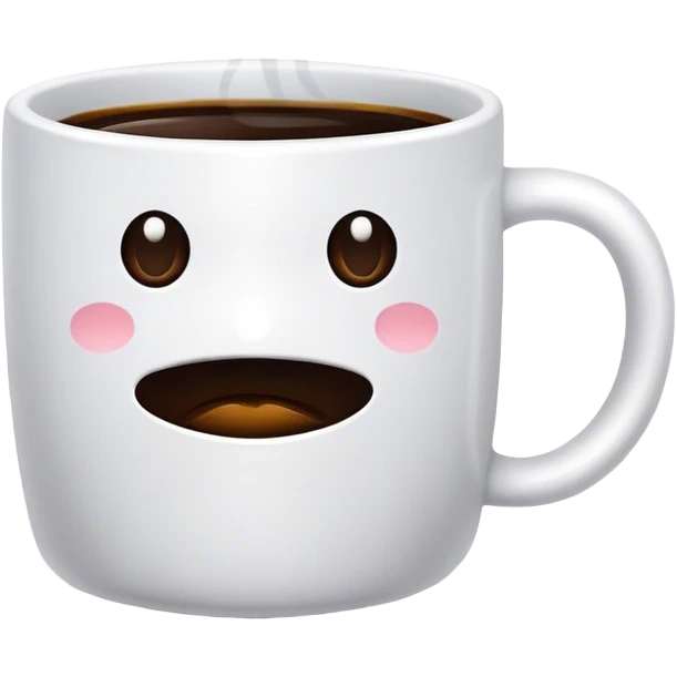 black coffee in mug emoji