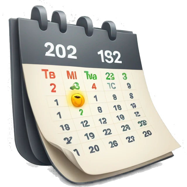 calendar ios icon emoji