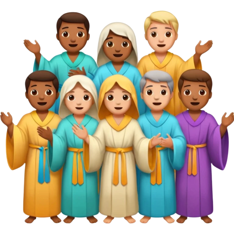 choir singing emoji