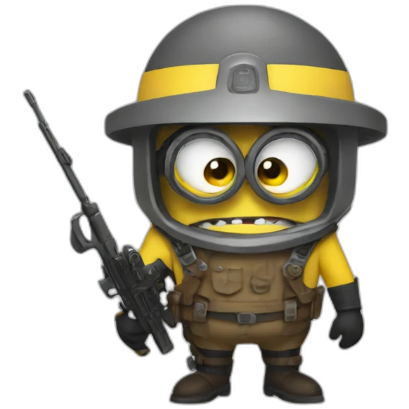 armed minions emoji