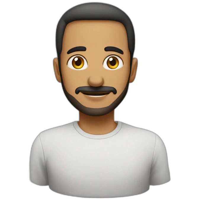 رجل يسوي تحيه emoji