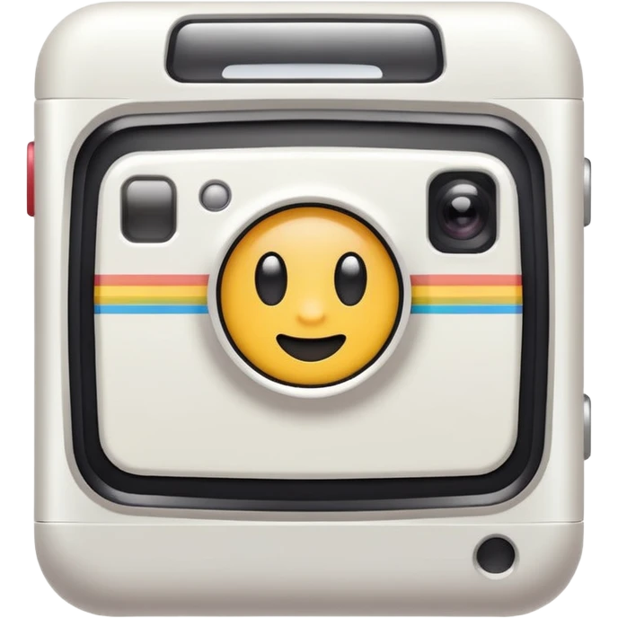 Polaroid frame emoji