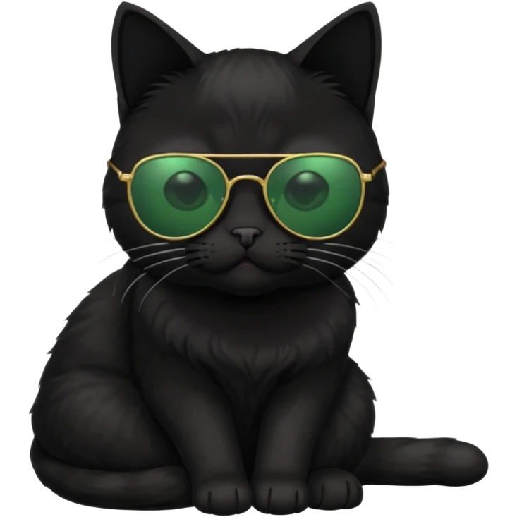 Cat wearing sunglasses emoji