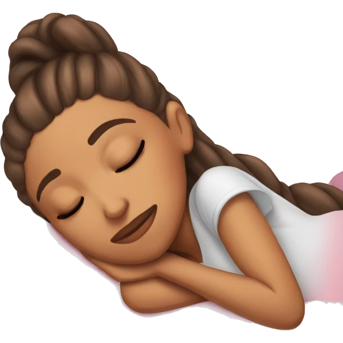 Ariana Grande sleeping emoji