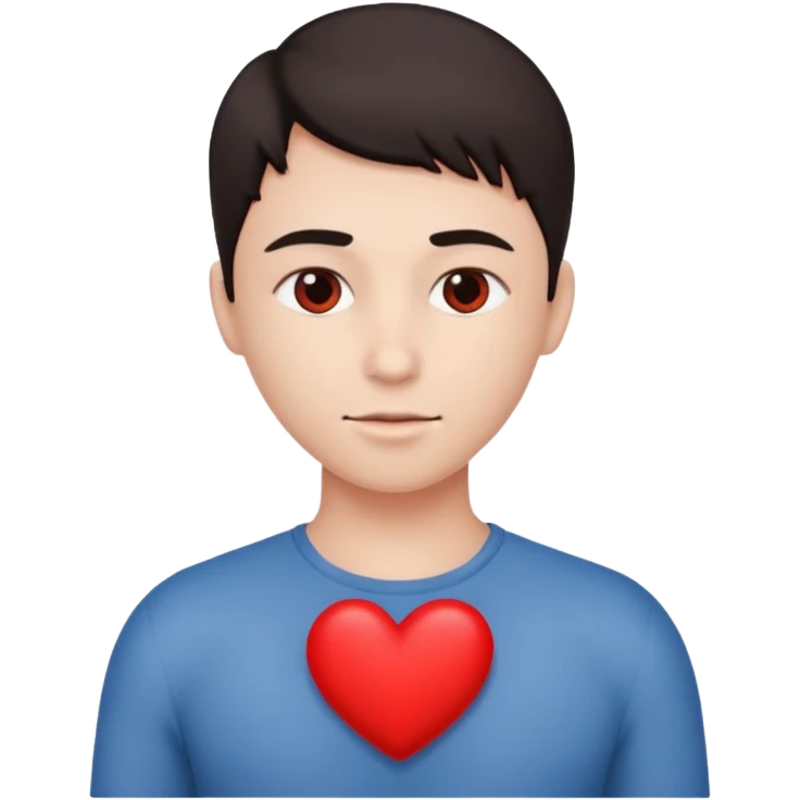 King in hearts red person emoji