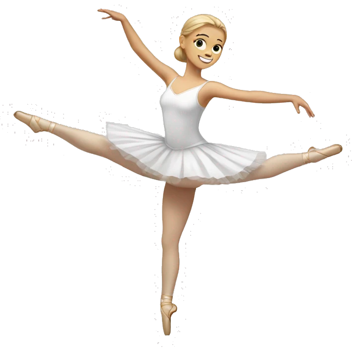 white girl Dancing Ballet emoji