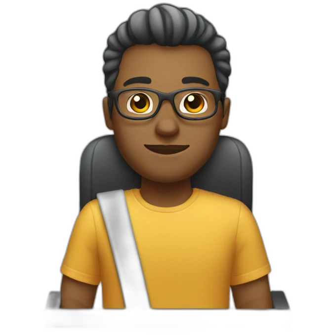 white designer in a wheelchair emoji