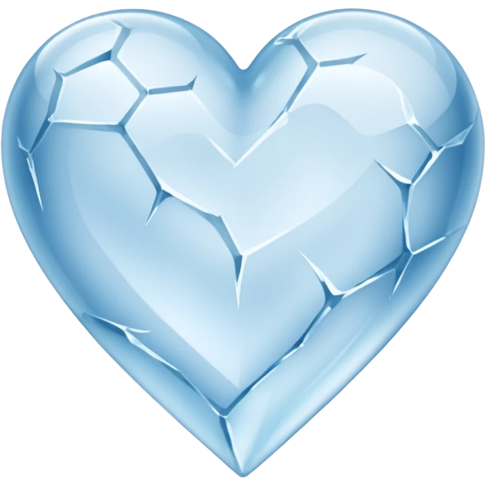 Corazón de hielo emoji