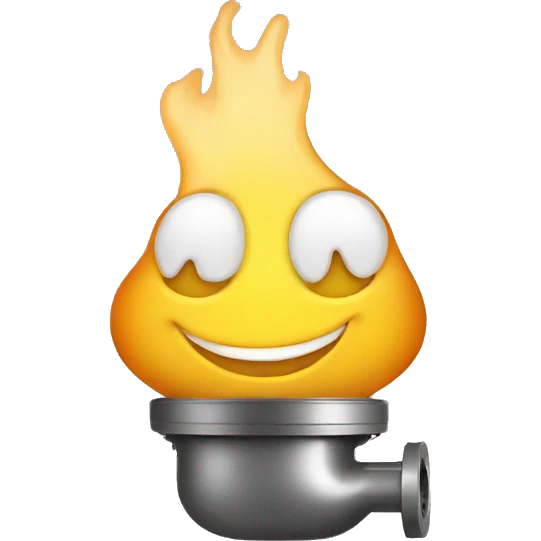 oil burner pipe smiling emoji