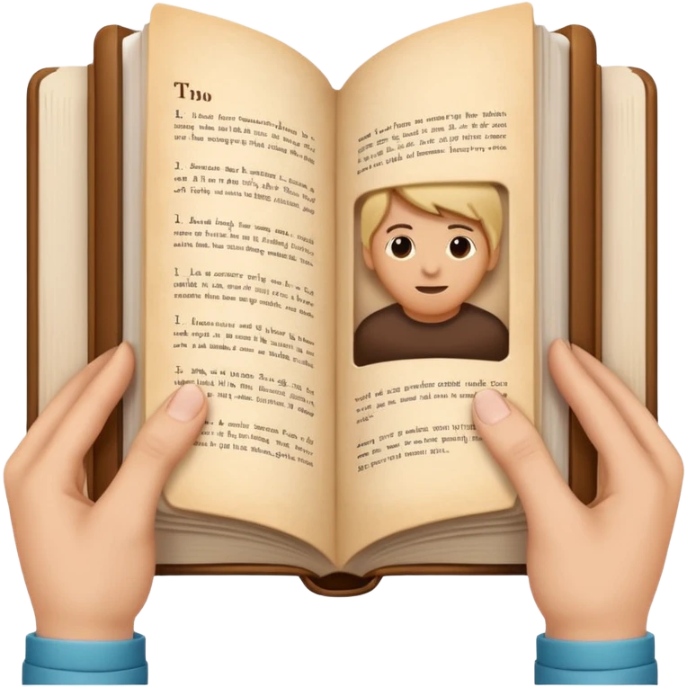 Listening book emoji