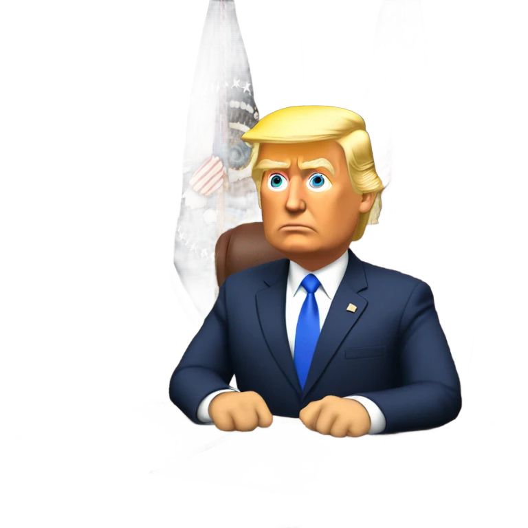 Trump in office  emoji