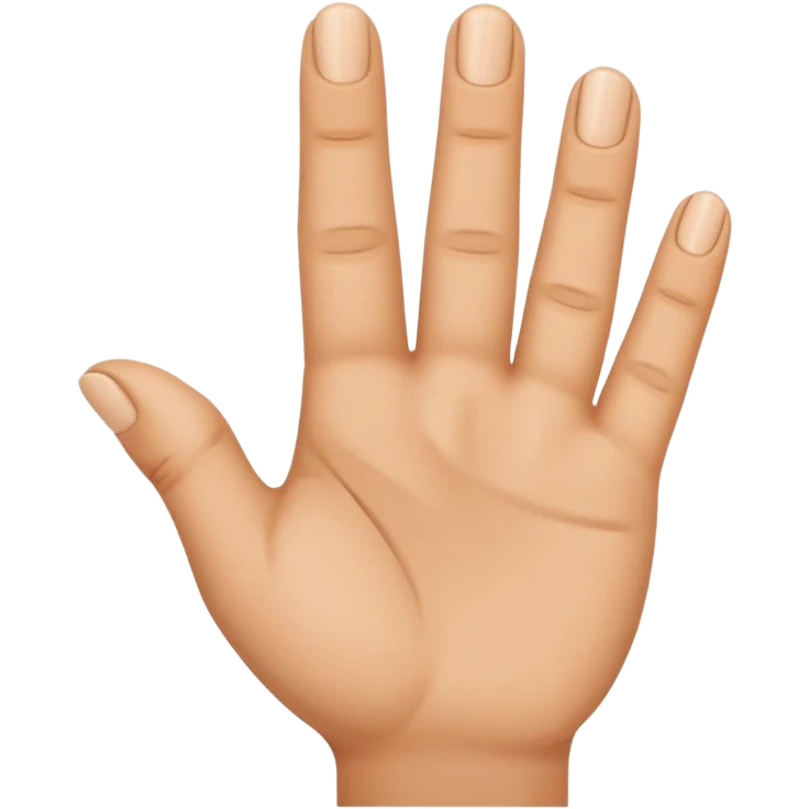 Curved index finger emoji