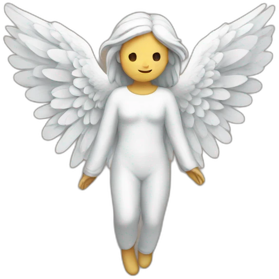 Angel emoji with wings  emoji