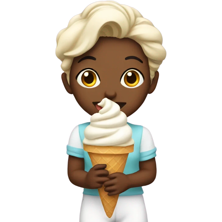 camille eating ice cream  emoji