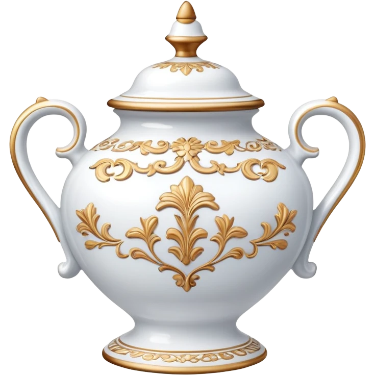 White romantic vintage aesthetic object emoji