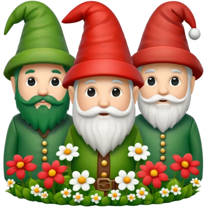 crea un emoji de un jardín de gnomos emoji