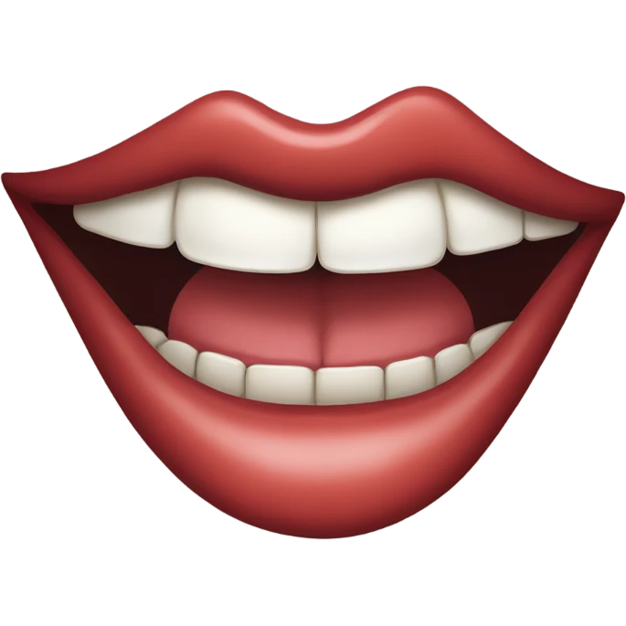 lip biting emoji emoji