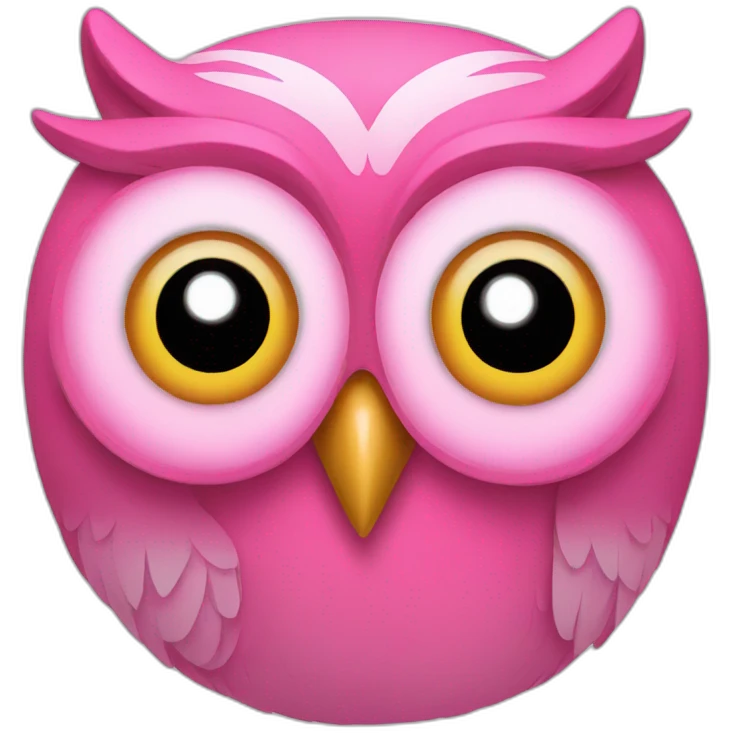 pink owl emoji