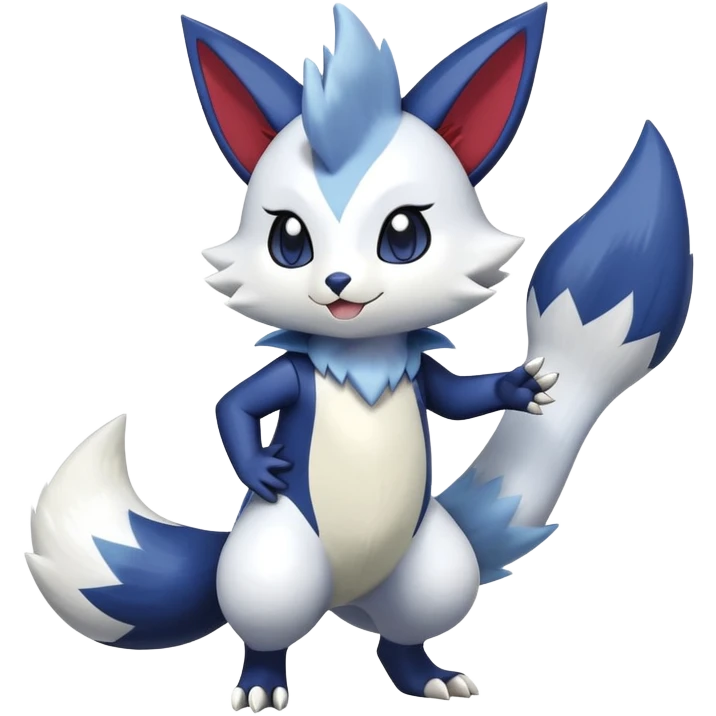 Shiny Furret-Meowstic-Zangoose-Hybrid (Full body) emoji
