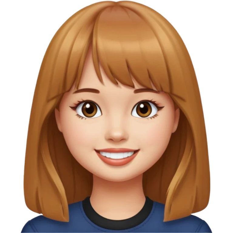 Debby Ryan with straight bangs emoji