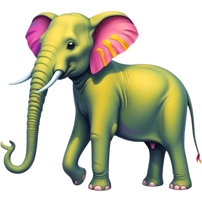 spam land surreal - surreal Salvador Dali – The Elephant with long legs like praying mantisess emoji