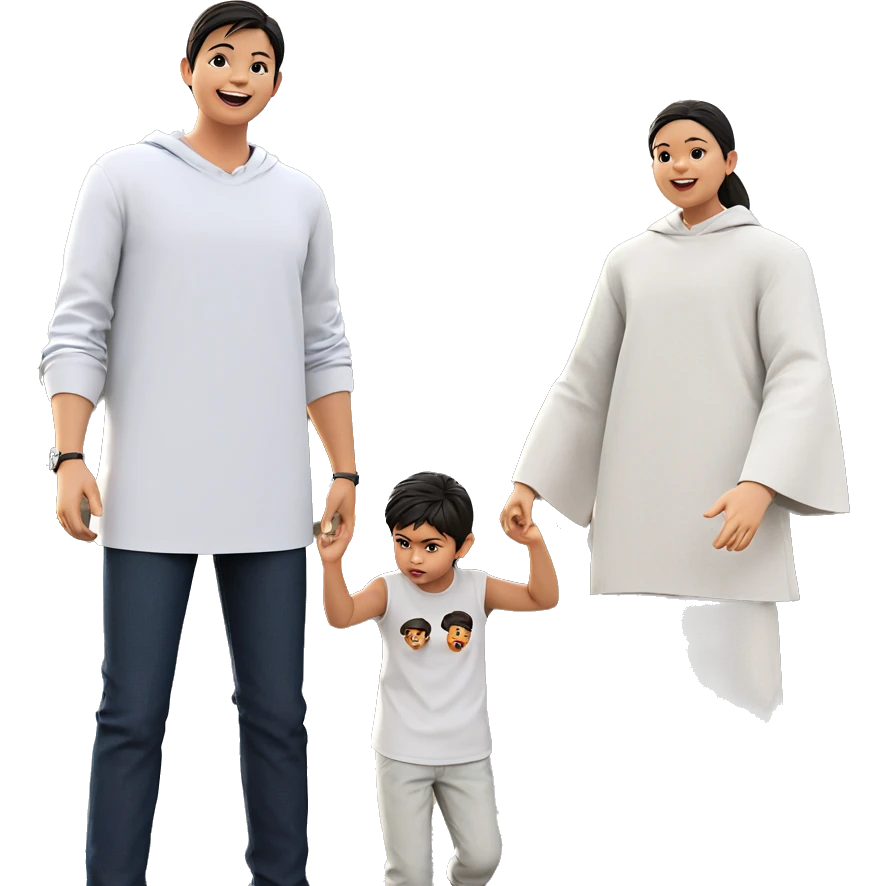 friends enjoying a sunny day emoji