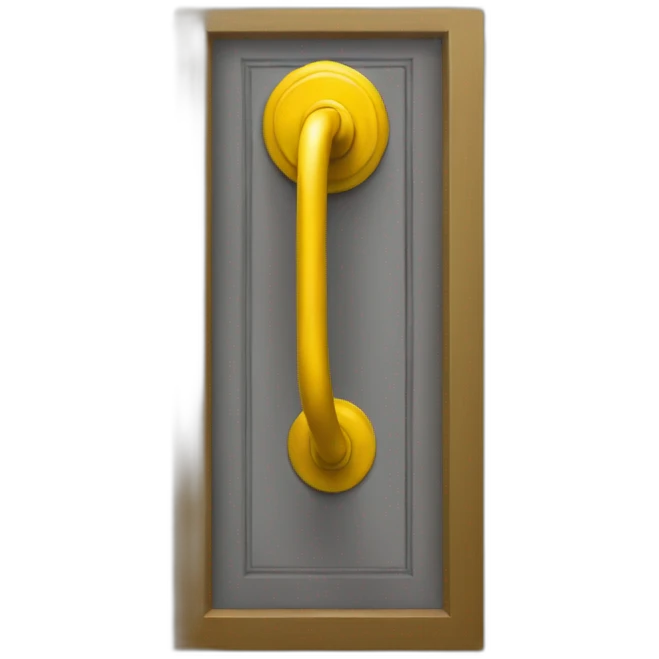 yellow door handle emoji