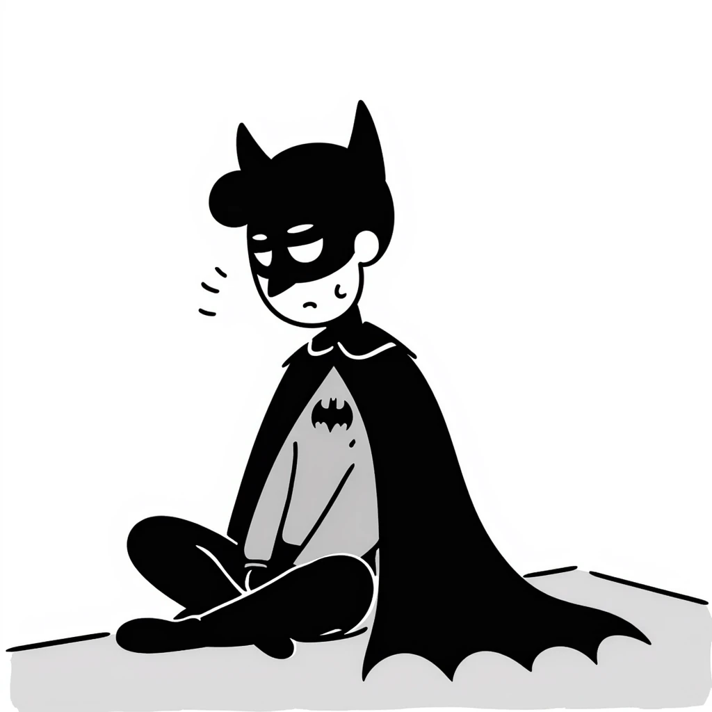 sad batman emoji