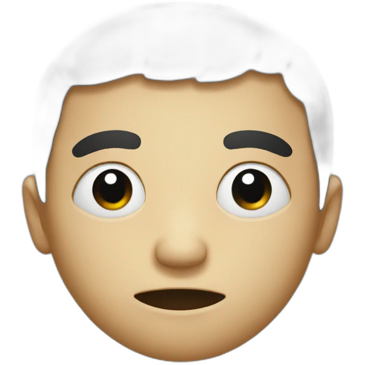 emoji with a black eye emoji