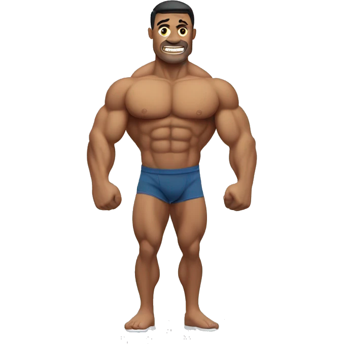 Muscle man emoji