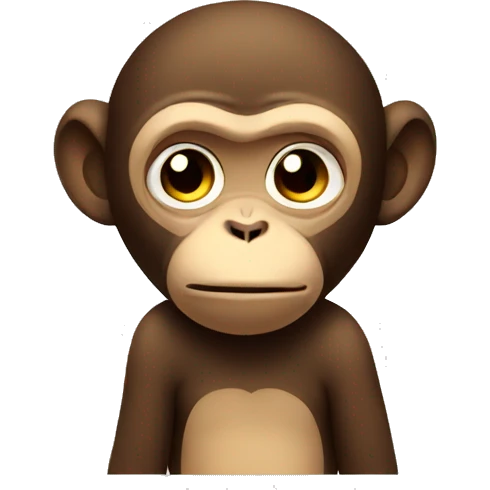 Sad monkey  emoji