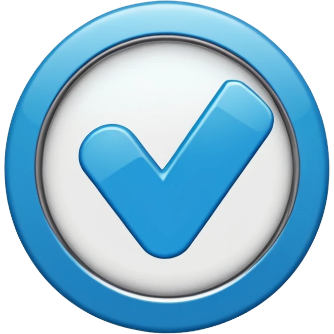 синяя галочка в роблокс emoji