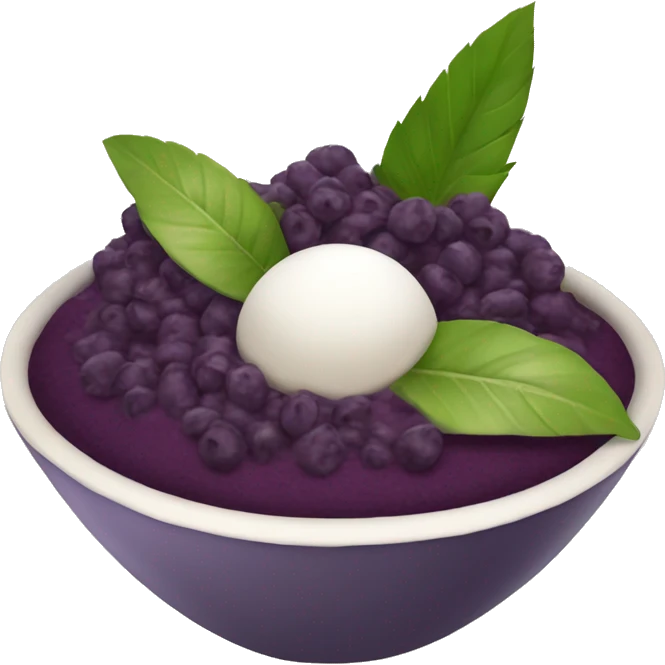 Acai bowl  emoji