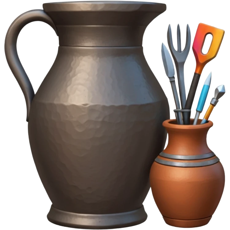 забрази асоціації: гончарство, ковальство, ІТ, фільми (в форматі емодзі-стікери)  emoji