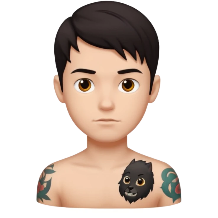 a tatoo boy emoji